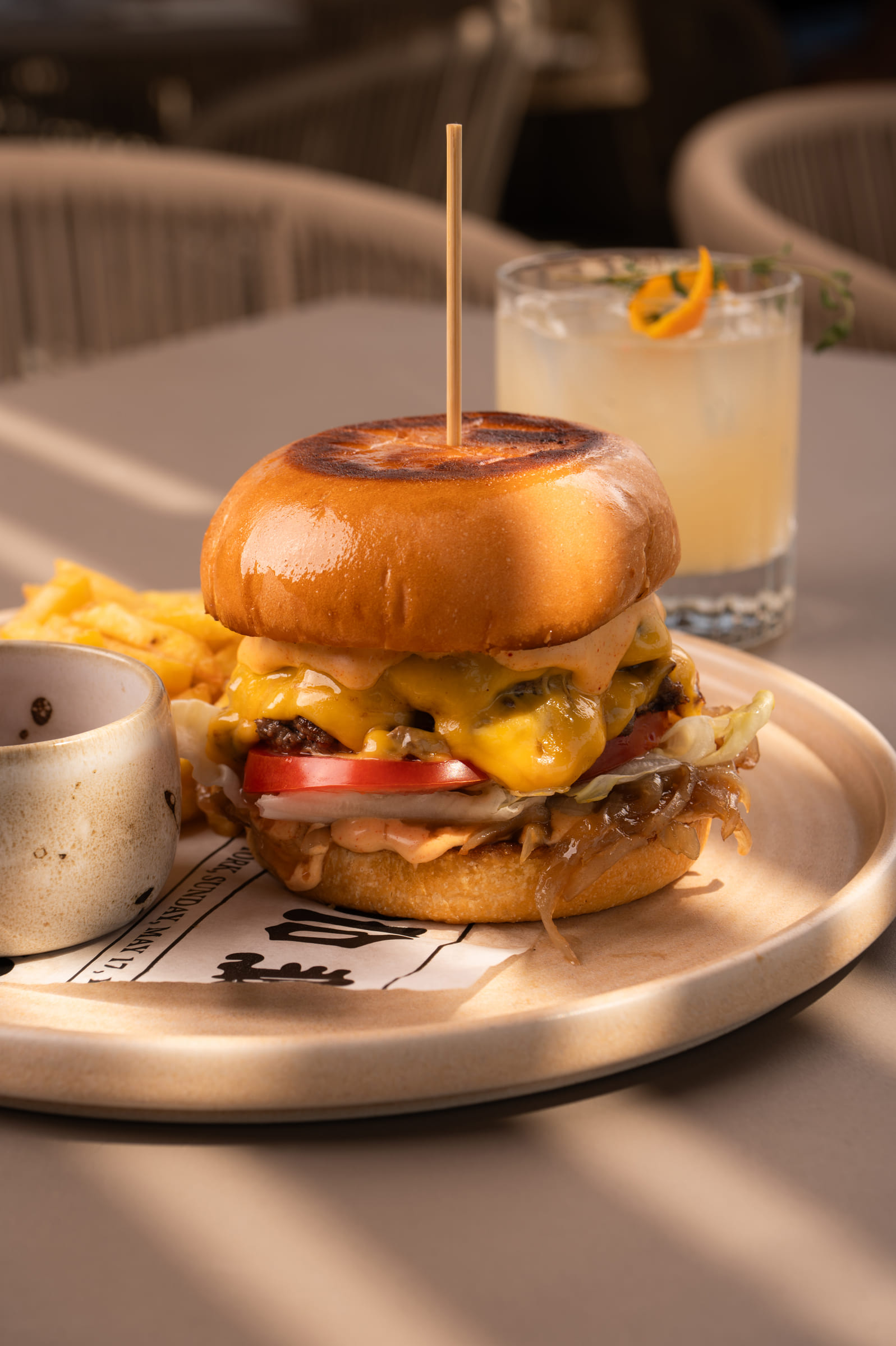 Burger with Fries